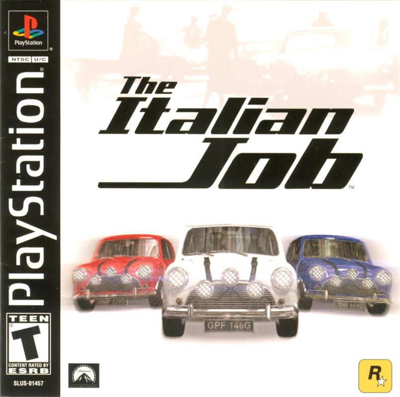 Italian Job box art for Playstation